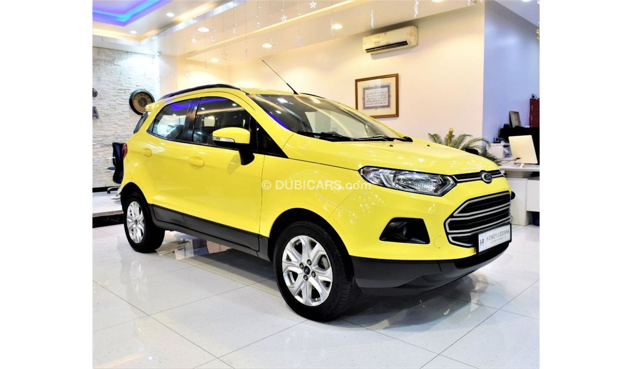 Ford EcoSport Amazing Ford Eco Sport 2015 Model!! in Yellow Color! GCC Specs