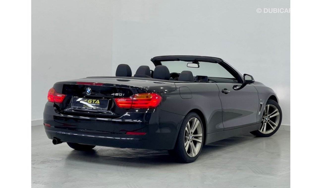 بي أم دبليو 420 2016 BMW 420i Convertible Sport, Full BMW Service History, Warranty, low Kms, GCC