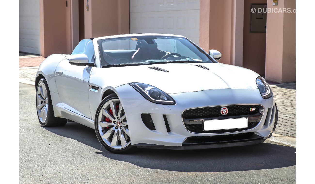 جاغوار F-Type 2015 GCC under Warranty with Zero Down-Payment.