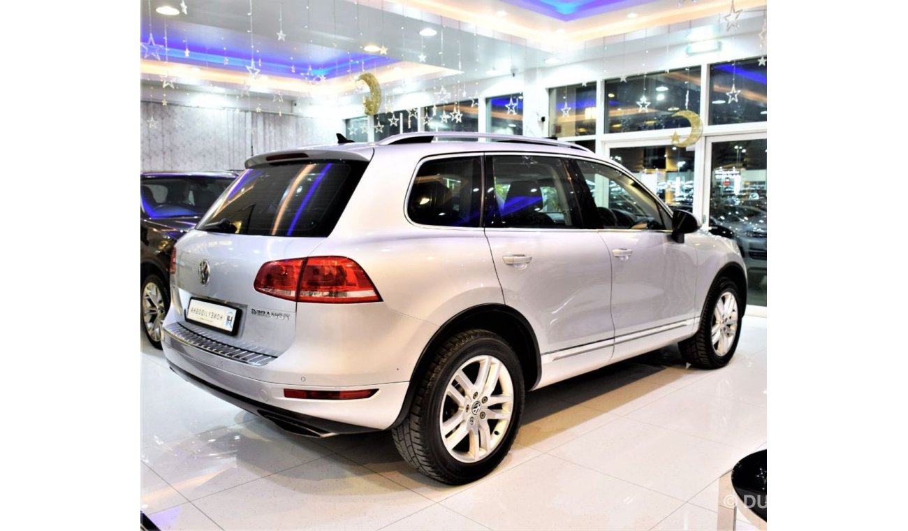 Volkswagen Touareg WITH SERVICE HISTORY Volkswagen Touareg 2011 Model! GCC Specs Silver Color!