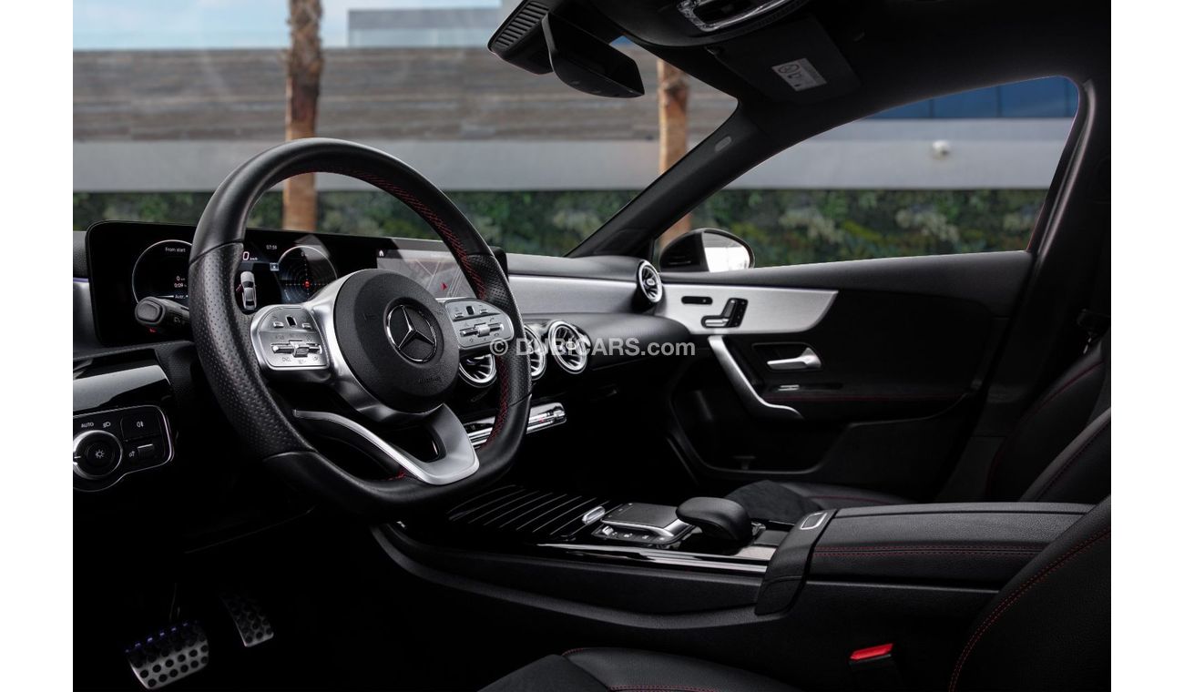 مرسيدس بنز A 200 بريميوم + 200 AMG | 3,427 P.M  | 0% Downpayment | Agency Warranty!