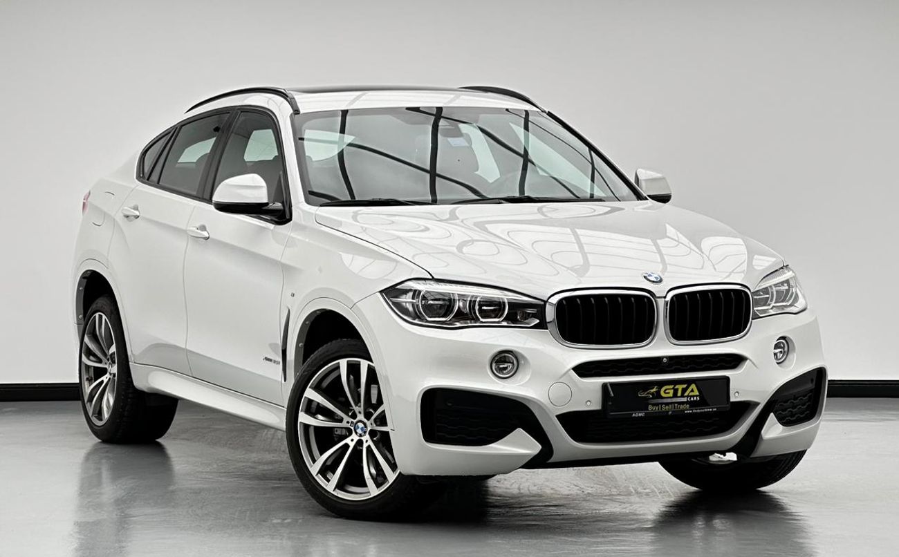 BMW X6 V6 3.0L 2019 BMW X6 xDrive35i M-Sport, One Year Unlimited KM Warranty, BMW Full Service History, GCC