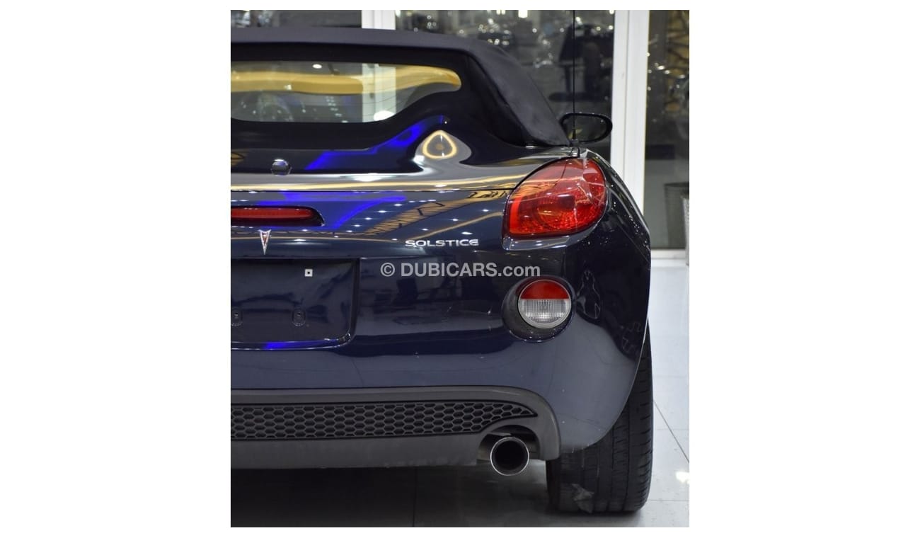 Pontiac Solstice EXCELLENT DEAL for our Pontiac Solstice Convertible ( 2006 Model ) in Blue Color American Specs