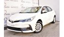 Toyota Corolla 2.0L SE XLI 2018 GCC DEALER WARRANTY