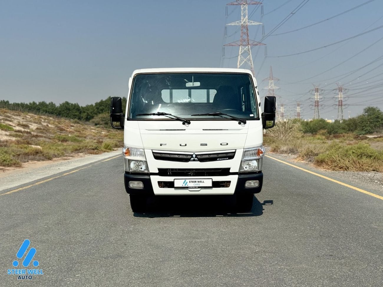 Mitsubishi Fuso Canter 3.0L RWD Dual Cab Diesel Cargo Truck Body | White