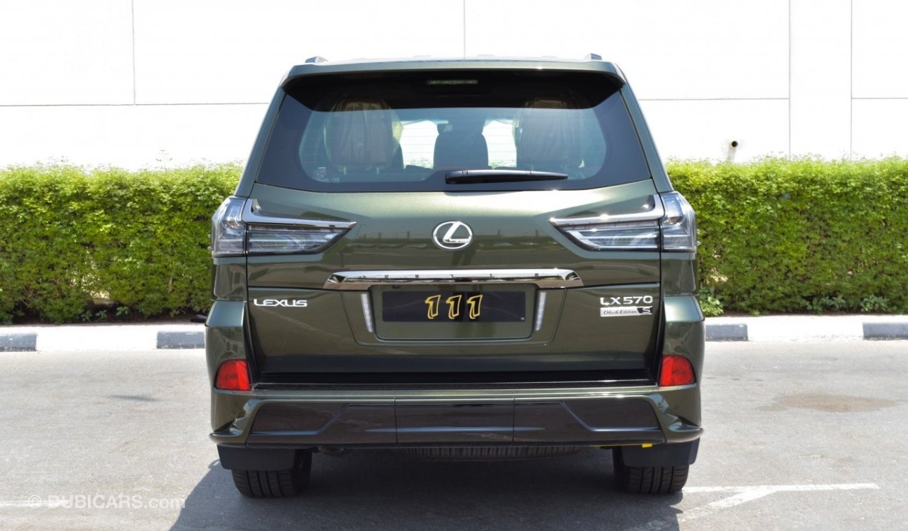 Lexus LX570 S Black Edition / Warranty and Service Contract / GCC Specifications