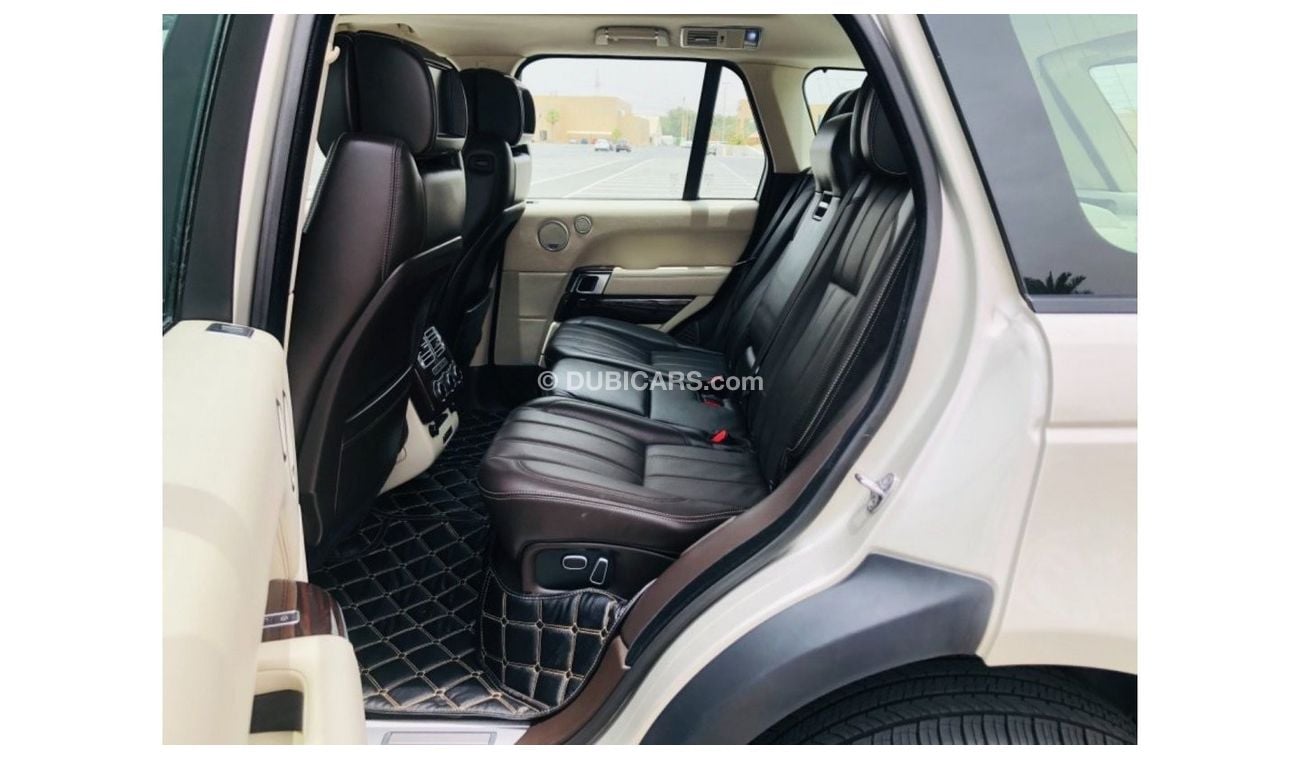 لاند روفر رينج روفر موديل 2014 خليجي فل مواصفات كراسي جلد ومثبت سرعه وتحكم كهربي كامل ونظام صوت ممتاز وكاميرا خلفيه ومدخ