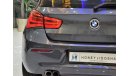 BMW 120i EXCELLENT DEAL for our BMW 120i ( 2017 Model! ) in Grey Color! GCC Specs