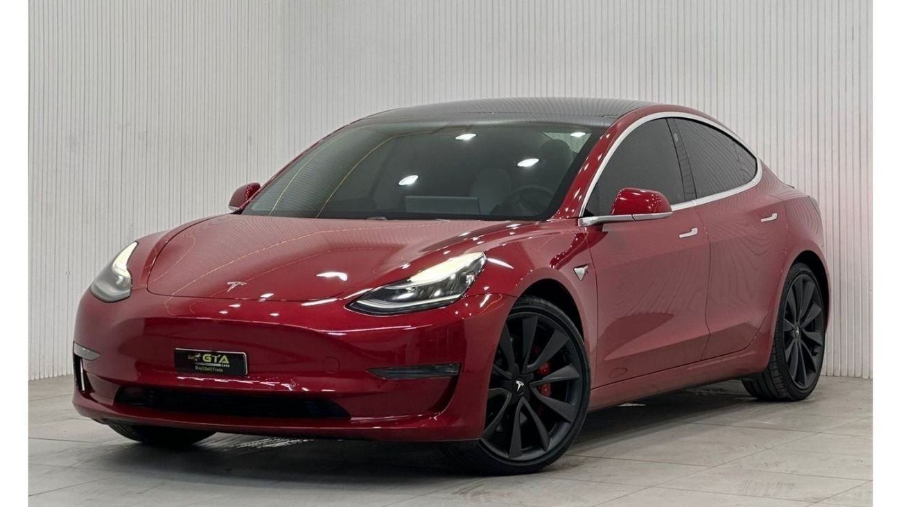 Tesla Model 3 2020 Tesla Model 3 Performance, March 2028 Tesla Drive Unit + Battery Warranty, Low Kms, GCC