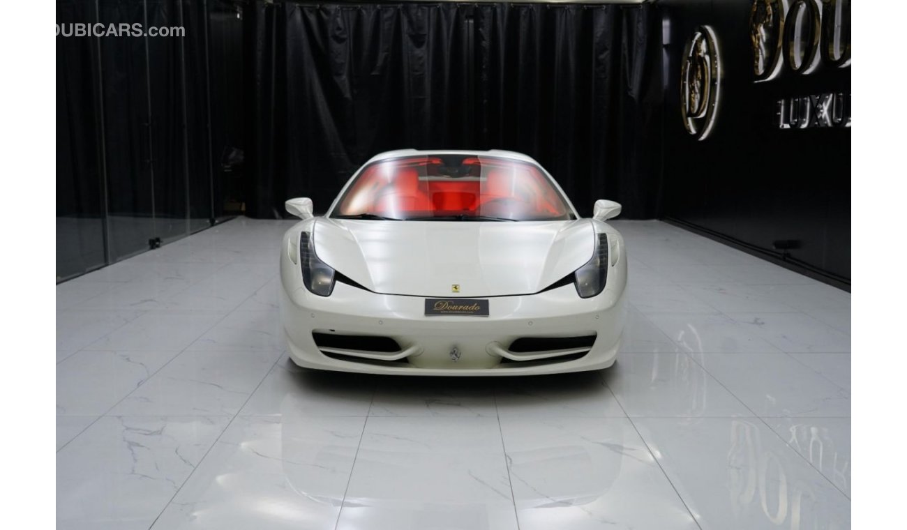 فيراري 458 Spider | Italia | Type F142 | Used | 2014 | White Bianco Avus