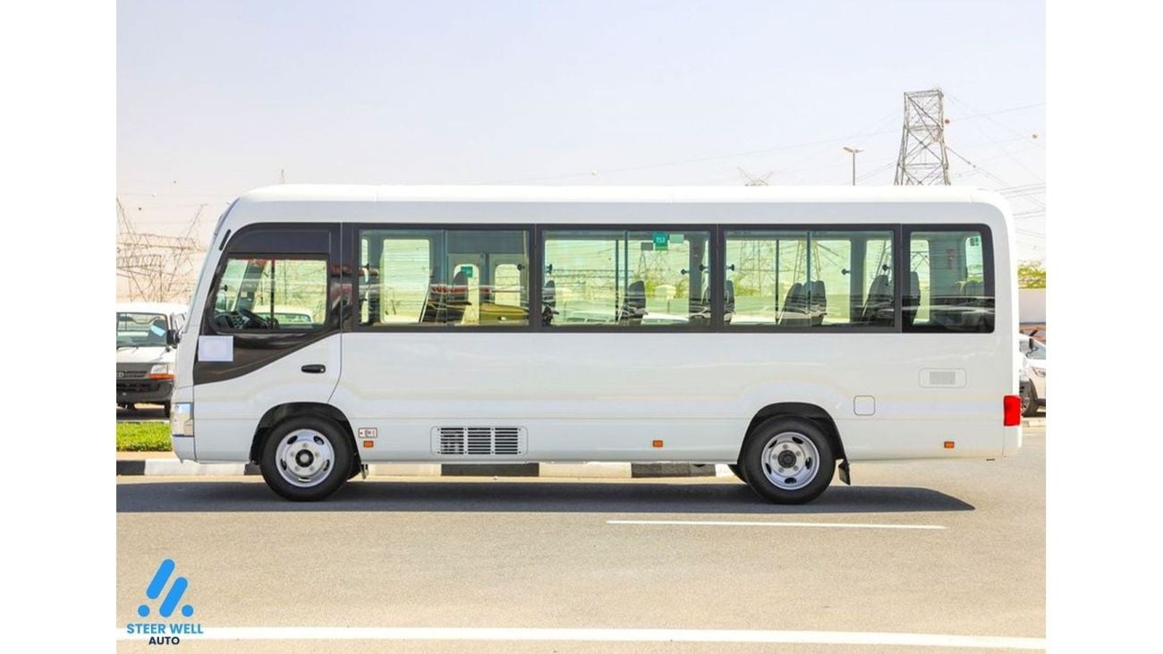 Toyota Coaster 2024 23 Seater Bus - 4.2L RWD - with 3 Years Warranty - MT DSL - Book Now!
