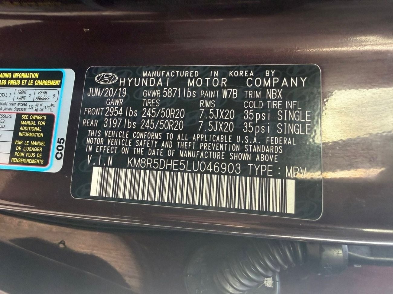 Hyundai Palisade 2020 HYUNDAI PALISADE LIMITED DOUBLE SUNROOF 360CAMERA FULL OPTIONS IMPORTED FROM USA