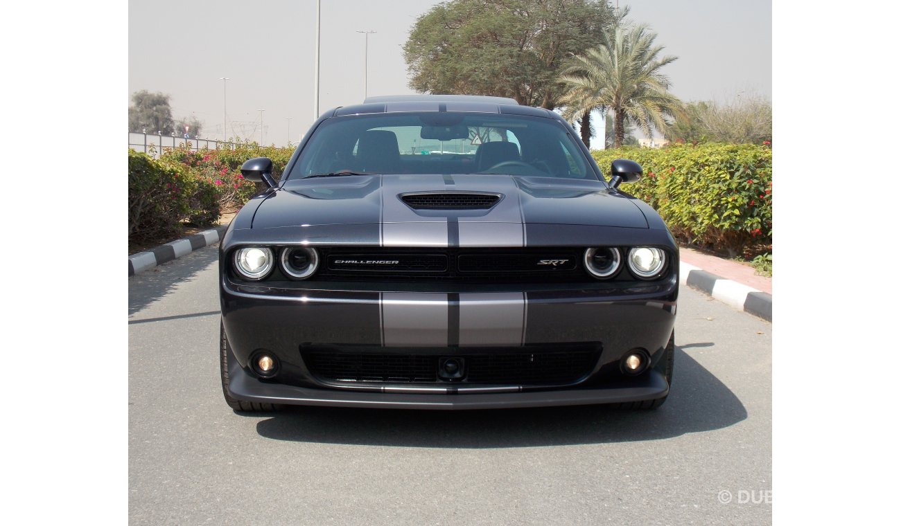 Dodge Challenger 2016 # SRT# 6.4-L V8 HEMI #GCC #ACC # BLISS # SUNROOF # 3 Yrs-60k km Dealer WNTY * RAMADAN OFFER *