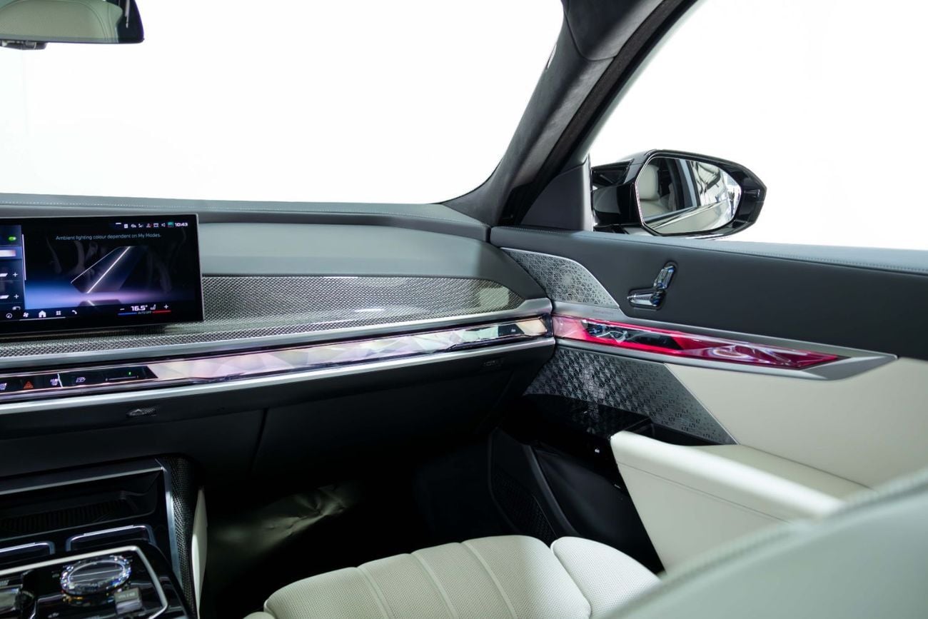 BMW M760e Frozen Black Matt-Special Order-High Specifications-M Sports Package-Rear Executive Lounge