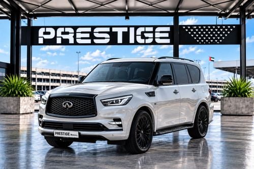إنفينيتي QX80 لاكجوري GCC 2019 Nardo Grey Unique Interior Design by MBS