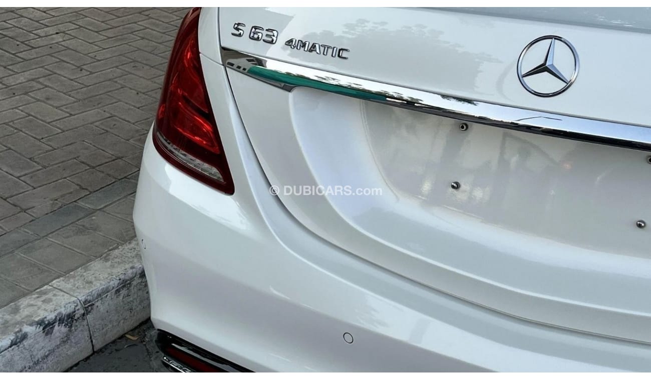 Mercedes-Benz S 63 AMG Partial Service History 5.5L V8 GCC Perfect Condition