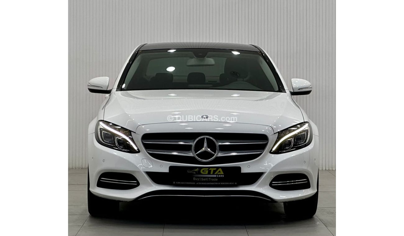 Mercedes-Benz C 200 AMG Pack 2015 Mercedes Benz C200 AMG, Full Mercedes Service History, Full Options, GCC