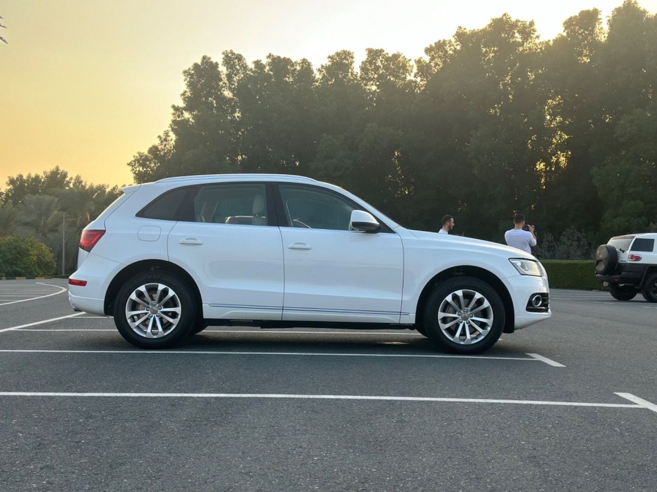 أودي Q5 S-لاين موديل 2014  خليجي حاله ممتازه جدااا من الداخل والخارج