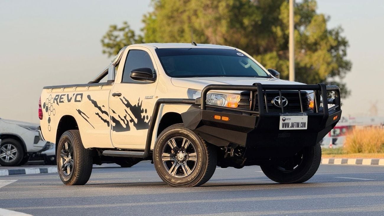 Toyota Hilux SINGLE CABIN PICKUP | 2.4L DIESEL ENGINE | 2016 | RHD | PREMIUM BULL BAR | METAL ROLL BAR | MANUAL T