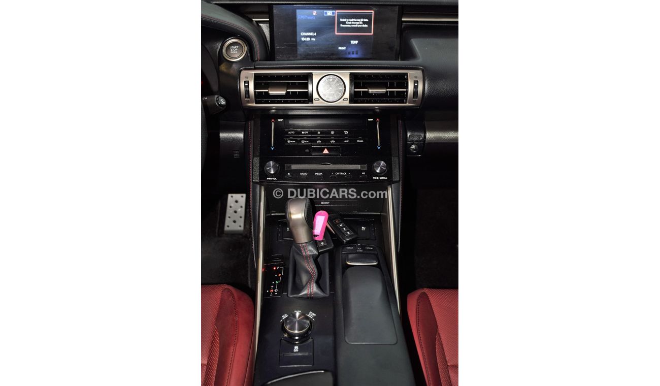 Lexus IS350 EXCELLENT DEAL for our Lexus IS 350 F-Sport 2014 Model!! in Black Color! GCC Specs