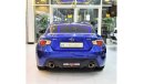 سوبارو BRZ AED 1,135 Per Month / 0% D.P | Subaru BRZ 2016 Model!! in Blue Color! GCC Specs