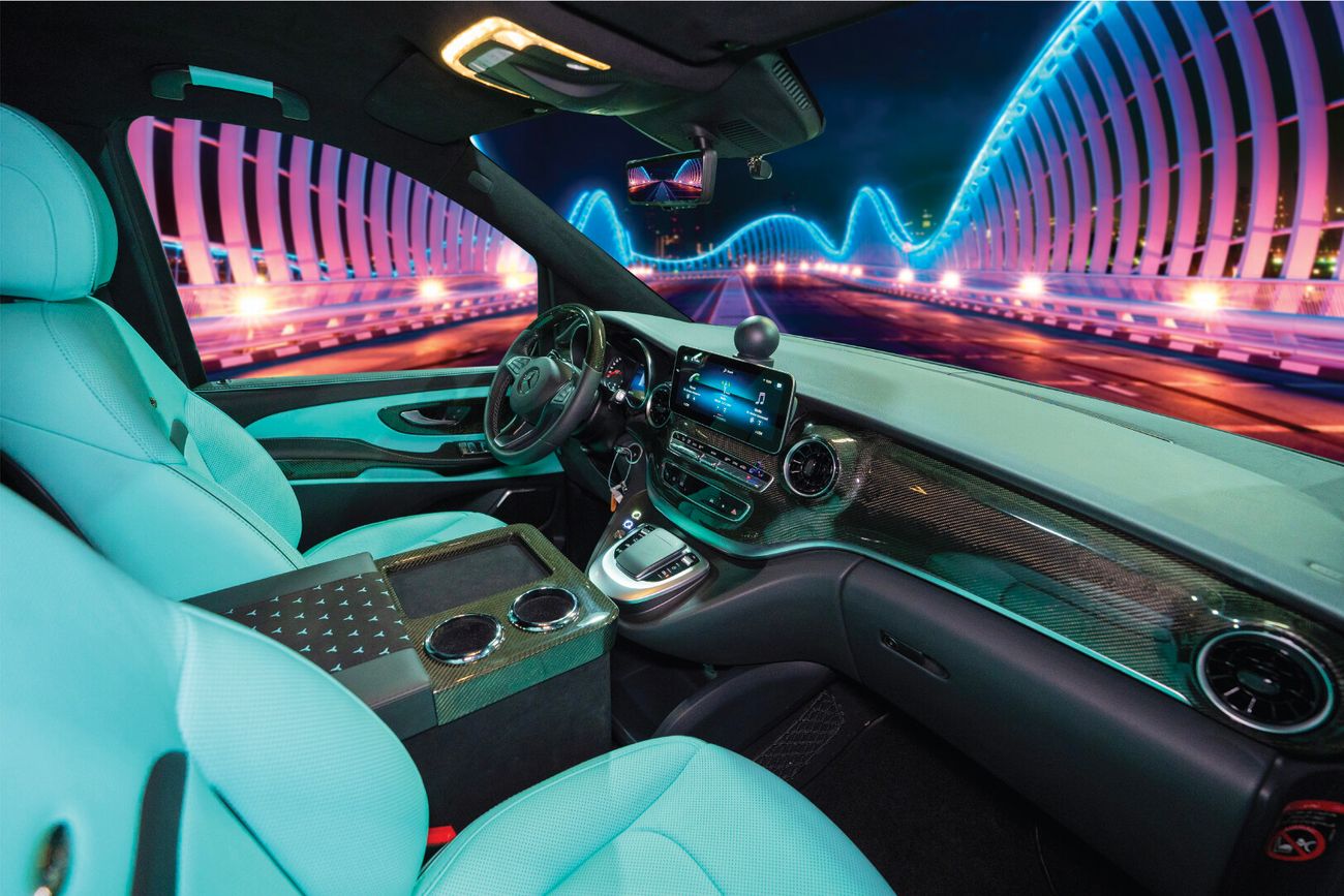 Mercedes-Benz V 250 2024 VVIP MERCEDES GCC V250 with VB Air Suspension and Extra AC- 2 Years Warranty by VLINE Design