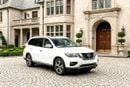 Nissan Pathfinder SL 3.5L (7 Seater) (SL) GCC SPECS WHITE WITH SUNROOF