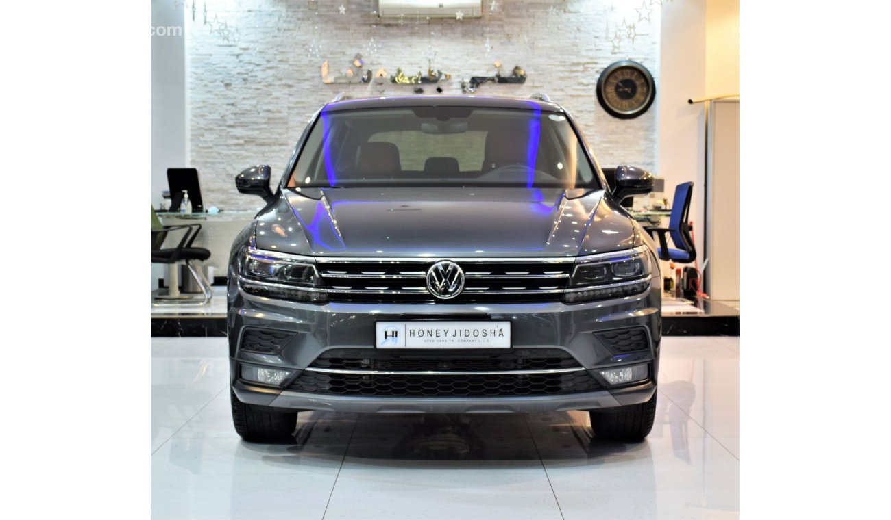 Volkswagen Tiguan AGENCY WARRANTY SERVICE CONTRACT-45,000KM ORIGINAL PAINT ( صبغ وكاله ) Volkswagen Tiguan 2018