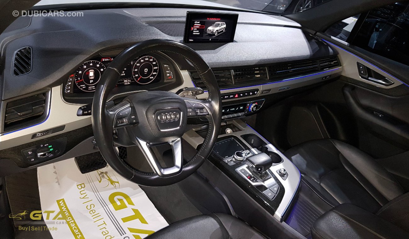 Audi Q7 2016 Audi Q7 Quattro 45TFSI, Warranty, Service History, GCC