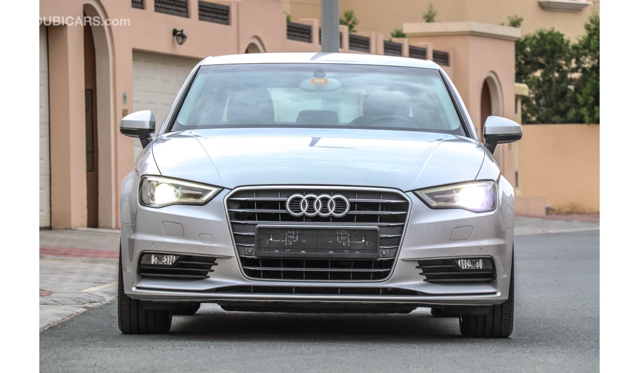 Audi A3 35TFSI 2016 GCC under Warranty with Zero Down-Payment.