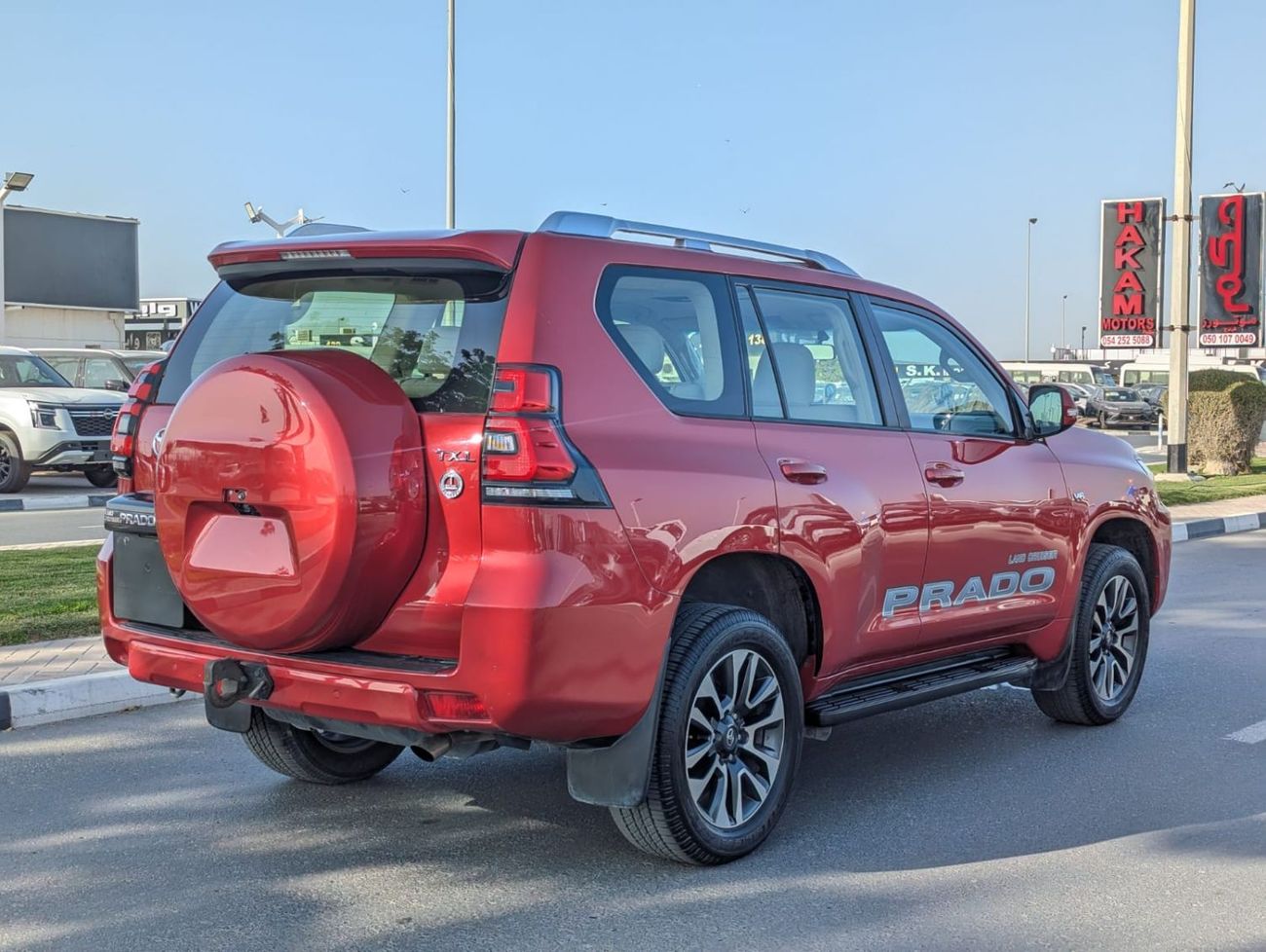 Toyota Prado Toyota Prado TXL red colour LHD