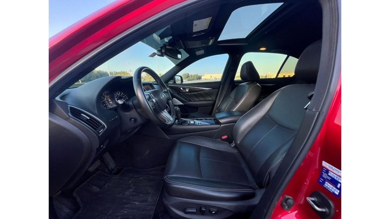 Infiniti Q50 Red Sport 400 INFINITI Q-50S TWIN TURBO 2021 US // LOW MILEAGE // GOOD CONDITION // FULL OPITION