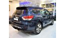 نيسان باثفايندر AMAZING Nissan Pathfinder SV 4WD 2016 Model!! in Dark Blue Color! GCC Specs