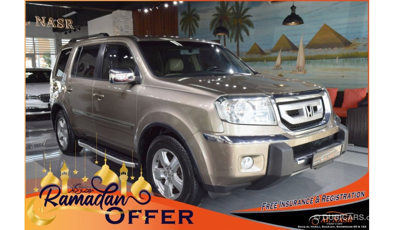 Honda Pilot RAMADAN OFFER!! Pilot | GCC Specs | Full Option |Original Paint | Single Owner | Accident Free | Exc