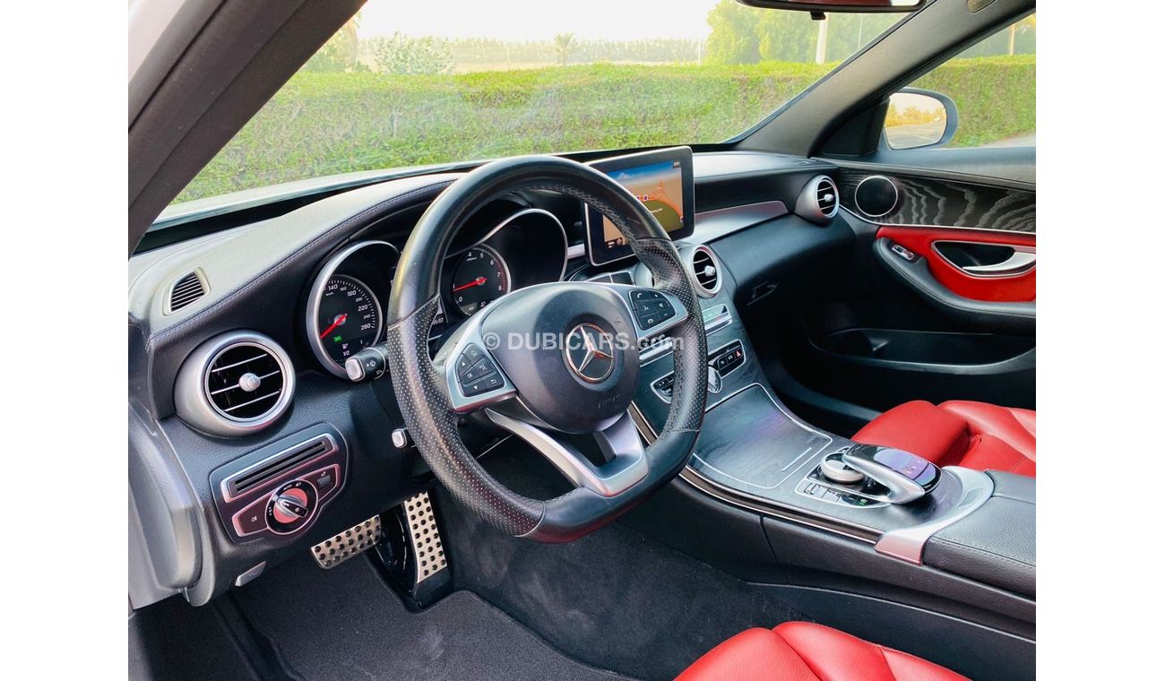 Mercedes-Benz C 200 AMG Pack Mercedes banz AMG 2016 GCC FULL OPTION perfect condition original paint