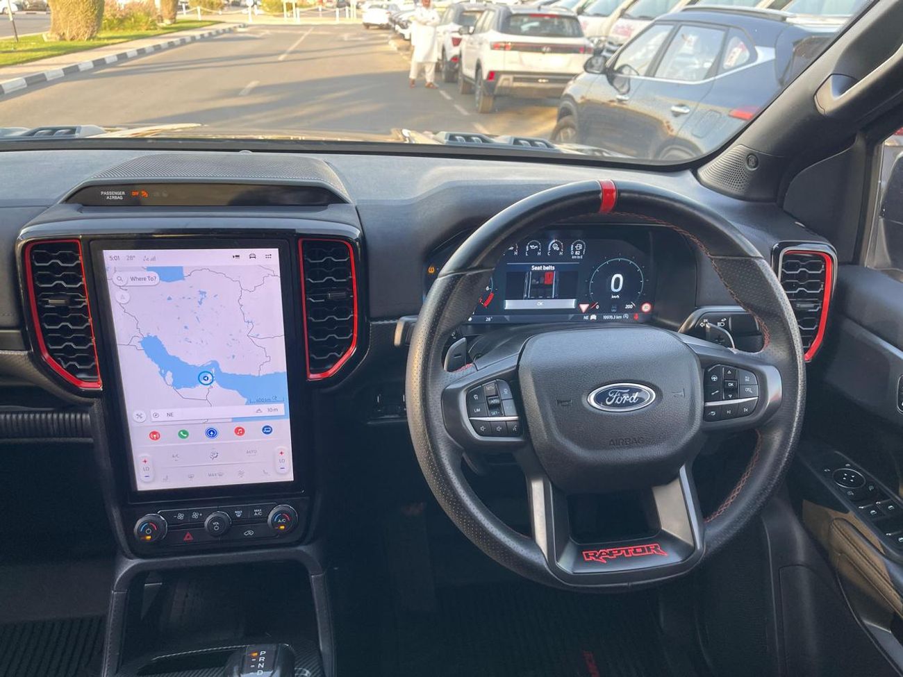 Ford Ranger Raptor Ford Ranger Raptor 2024 Model 3.0L v6 petrol Engine Colour Black push start Transmission Automatic I