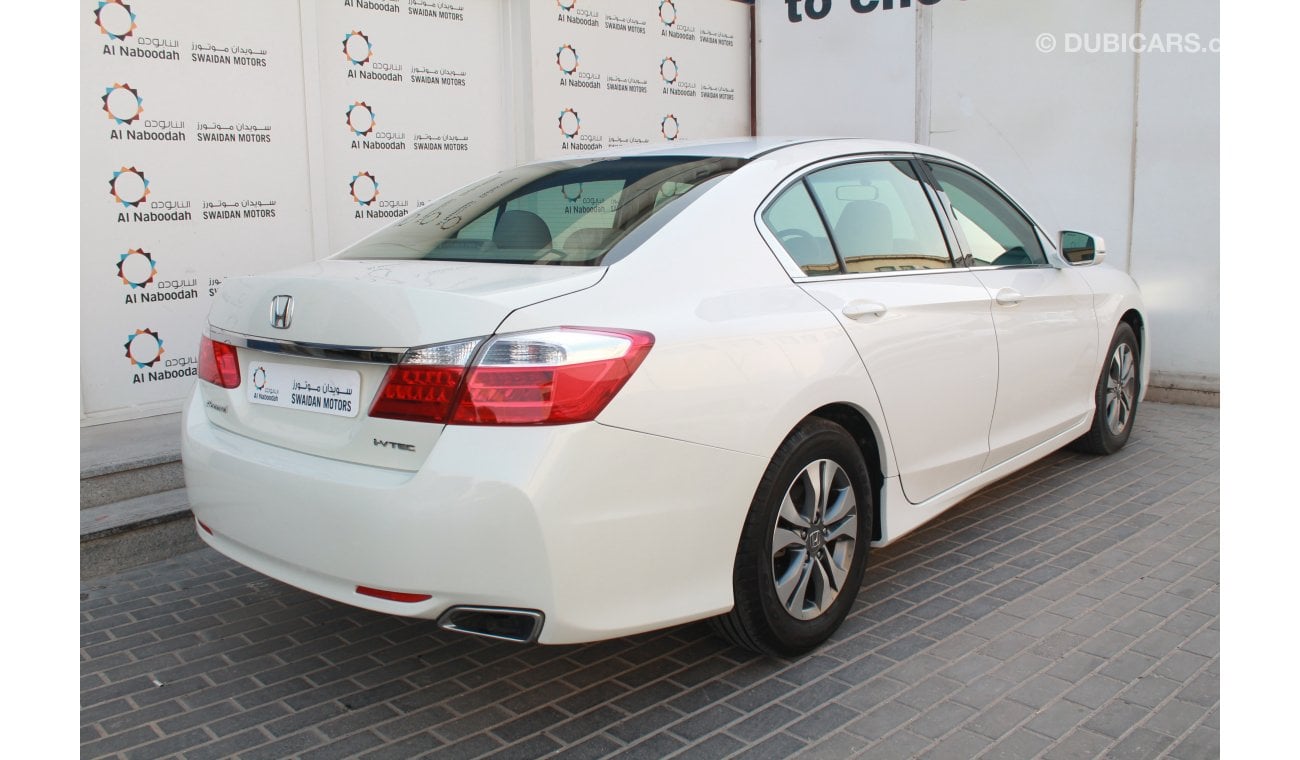 Honda Accord 2.4L LXA 2015 WHITE WITH CRUISE CONTROL