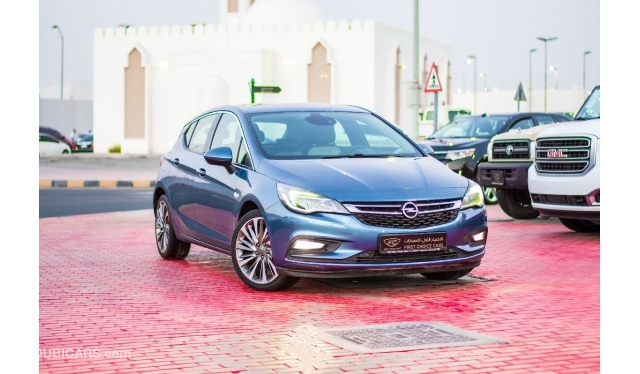 Opel Astra Enjoy Fop 2017 | OPEL ASTRA | TURBO FUEL ECONOMY | GCC | FREE COMPREHENSIVE INSURANCE | FREE REGISTR