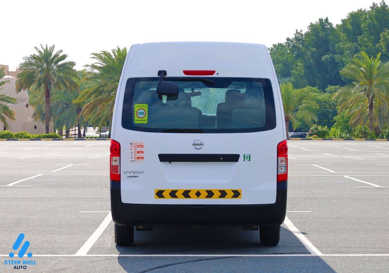 Nissan Urvan 2021 High Roof 2.5 Petrol MT / 13 High Back Executive Seats / GCC / Ready to Drive / Book Now!