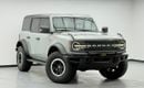 Ford Bronco Badlands 2.7L 2022 Ford Bronco Badlands ,Agency Warranty+Service Contract+Full Service History ,GCC