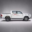 تويوتا هيلوكس HILUX 2.4 AT HI (WHITE PEARL MC INSIDE MAROON) 2026
