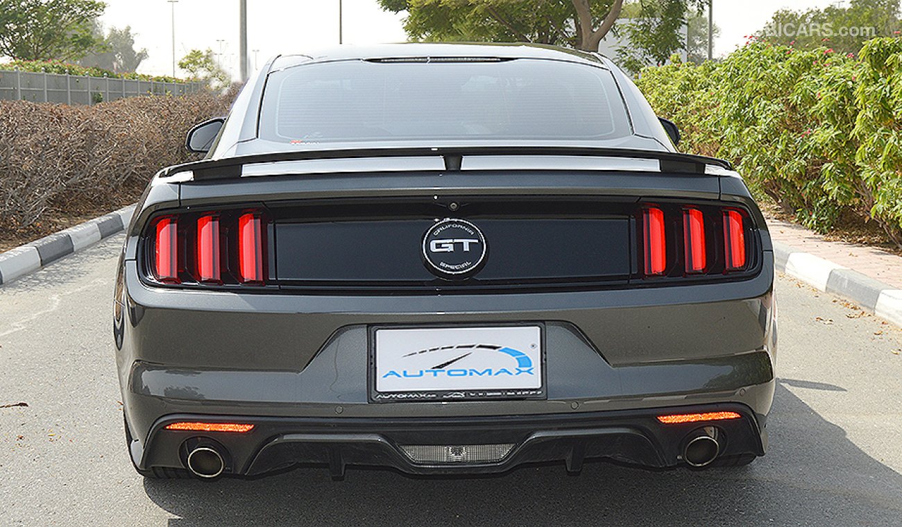 Ford Mustang GT Premium California Special, 5.0 V8 GCC Specs w/Warranty + Service til 2021 or 100K km at Al Tayer