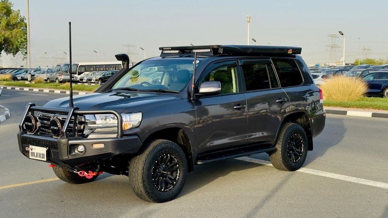 تويوتا لاند كروزر RHINO RACK WITH SIDE AWNING CAMPING TENT | 4.5L DIESEL ENGINE | PUSH START | RHD