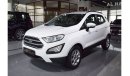 Ford EcoSport TREND | GCC Specs | Excellent Condition | Single Owner | Accident Free