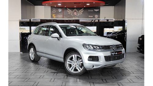 Volkswagen Touareg AED 2,400 P.M | 2015 VOLKSWAGEN TOUAREG SPORT V6 3.6L | GCC 360 * CAMERAS | FULLY LOADED | PANORAMIC