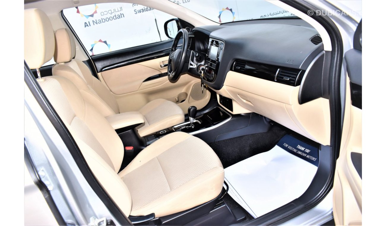 Mitsubishi Outlander AED 1039 PM | 2.4L GLX 4WD 7-STR GCC DEALER WARRANTY
