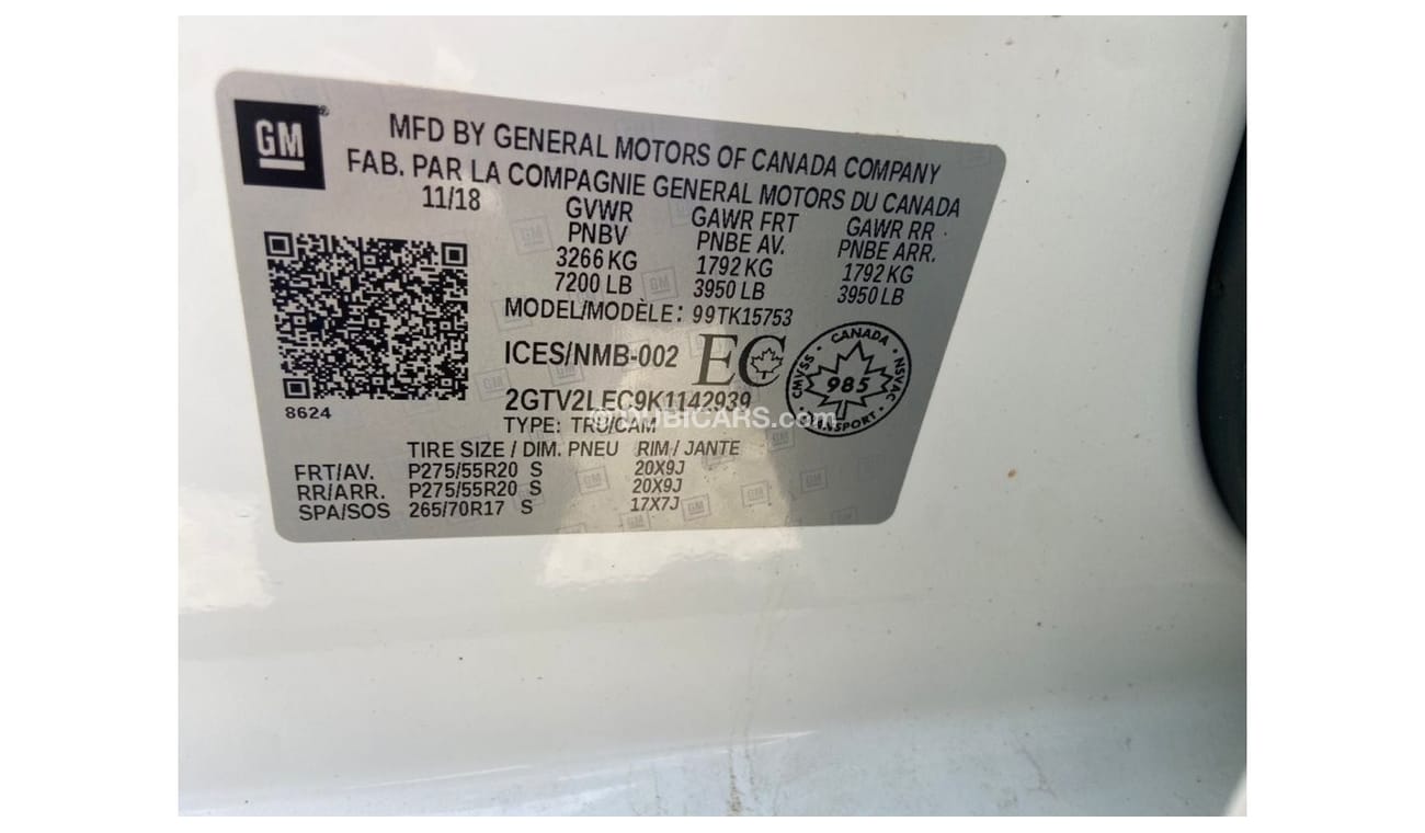 GMC Sierra GMC SIERRA  model 2019   USA Excellent Condition  VERY GOOD CONDITION