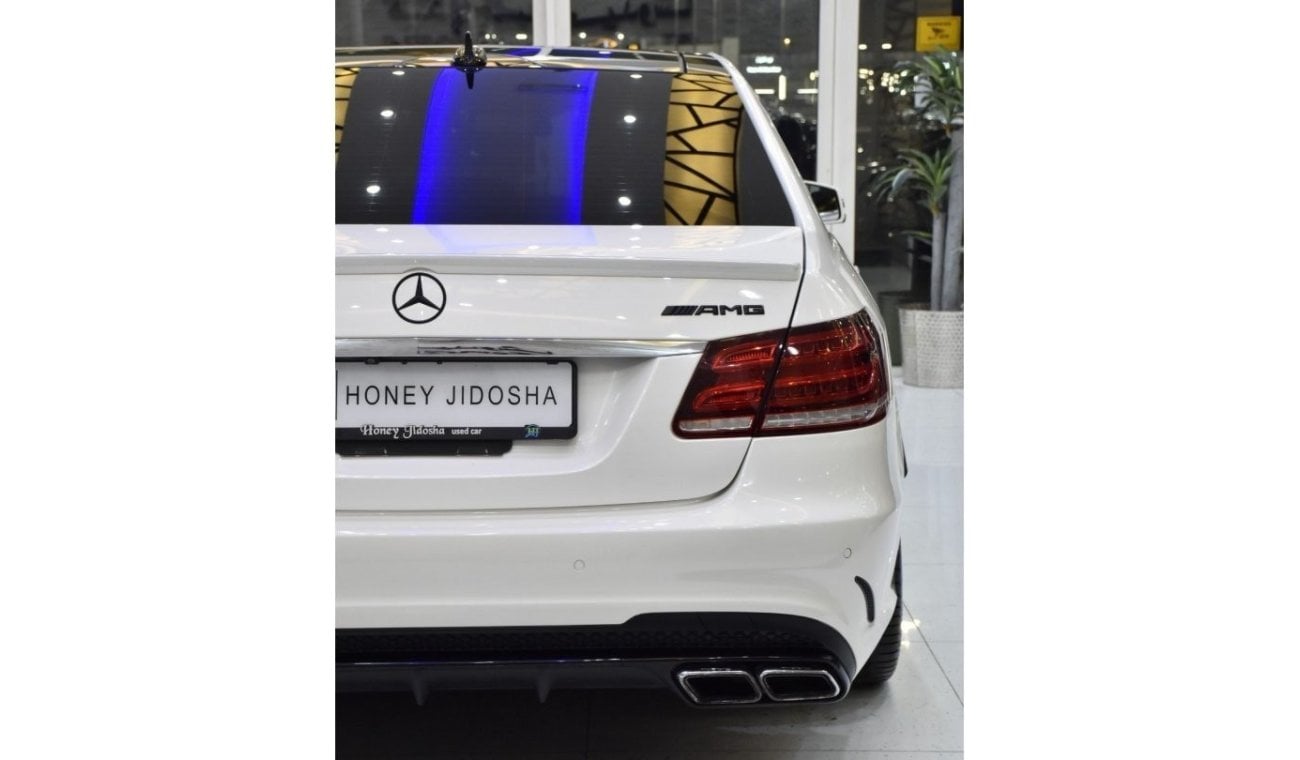 مرسيدس بنز E 63 AMG EXCELLENT DEAL for our Mercedes Benz E63 AMG ( 2014 Model ) in White Color Japanese Specs