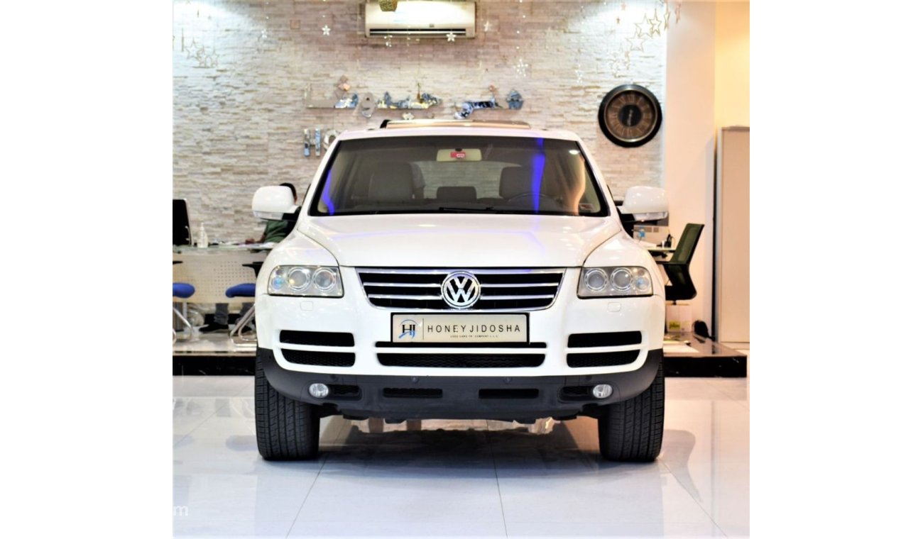 فولكس واجن طوارق AMAZING Volkswagen Touareg 2006 Model!! in White Color! GCC Specs