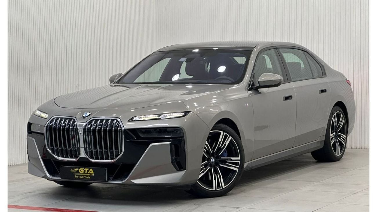 BMW 740Li 2023 BMW 740li M-Sport, Feb 2028 BMW Warranty + Service Pack, Full Options, Low Kms, GCC